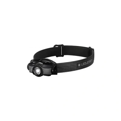 Image of Ledlenser MH5 Rechargeable Outdoor LED Head Torch, Super Bright Powerful 400 Lumens Headlamp, 2 in 1 Headlamp/Handheld Running Headlight, Hiking Up to 35 Hours Charge (Black/Grey)
