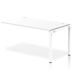 Image of Impulse Bench Single Row Ext Kit 1400 White Frame Desk