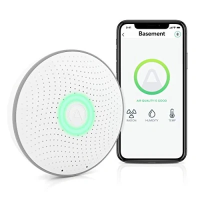 Image of Airthings 2950 Wave Digital Radon Monitor, White