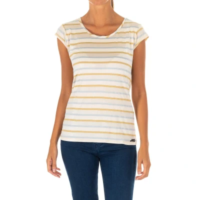 Image of Met Womenss short sleeve round neck t shirt 10DMC0121 Multicolour viscose Size X Small