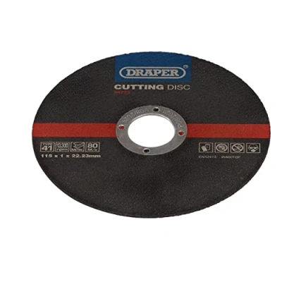 Image of Draper Metal Cutting Discs, 115 x 1 22.23mm (Pack of 100)