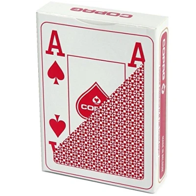 Image of Copag Playing Cards Poker Size Jumbo Index Single Deck (Red Back)