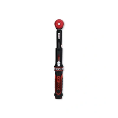 Image of KS Tools Ergotorque® Precision 516.1402 Torque Wrench 1/4 Inch I 1 5 Nm ± 3% Trigger Accuracy Ratchet Car Rotary Knob with Square Drive, Black/Red