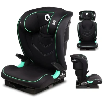 Image of LIONELO Neal i Size Car Seat for Kids 100 150cm (15 36kg) with ISOFIX Safe Installation, Latest Standard R129, Adaptable Headrest &amp; Backrest, Lateral Extra Head Protection, Breathable Washable Cover
