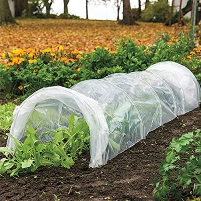 Image of Polytunnel Plant Protector Growing Herbs Vegetables Flowers Greenhouse Tunnel Garden Planting Cloche