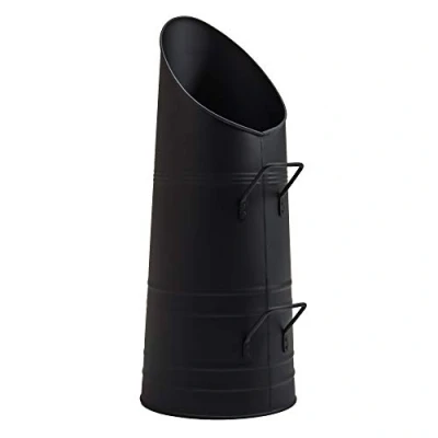 Image of Fire Vida Coal Hod, Metal, Black