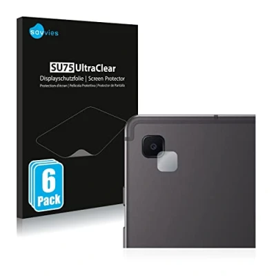 Image of Savvies 6 Pack Screen Protector compatible with Samsung Galaxy Tab S6 Lite WiFi 2020 (ONLY Camera Lens) Protection Film Clear