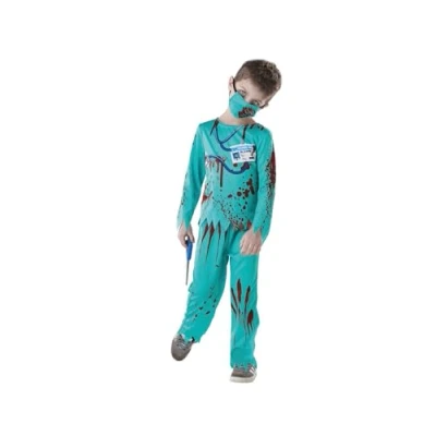 Image of Forum 300860 9 10, Zombie Doctor Kids Costume Age 10 years Halloween