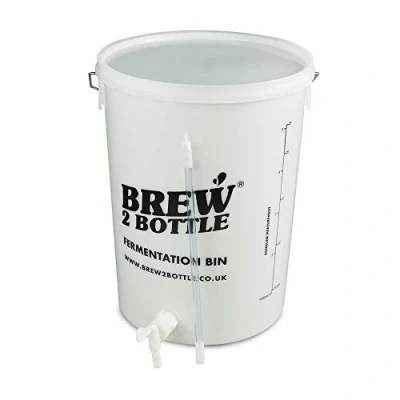 Image of Brew2Bottle 25ltr Bored Fermentation/Bottling Bucket, Plain Lid &amp; Spigot Tap with Bottling Stick