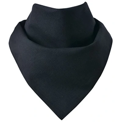 Image of Miobo Bandana, Headscarves, Collar, 100% Cotton, One Size Black Medium