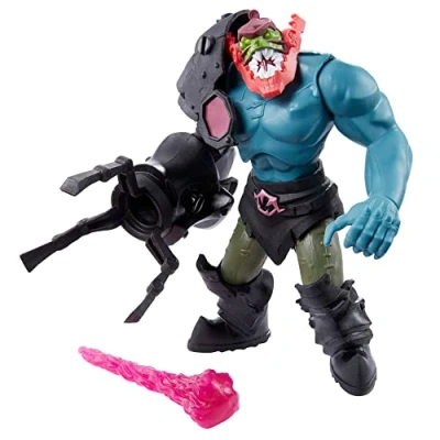 Image of Masters of the Universe He Man and Trap Jaw Action Figure with Power Attack Move &amp; Accessory Inspired by MOTU Netflix Animated Series, 5.5 in Collectible Toy for Kids Fans​, HBL69