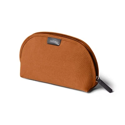 Image of Bellroy Classic Pouch (EDC Zipper Travel Pouch, Water Resistant Woven Fabric, Holds Pencils, Pens, Tech &amp; Personal Items, Internal Mesh Pockets) Bronze