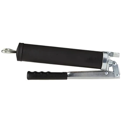 Image of Hilka 84800400 Manual Grease Gun 500 cc Capacity, Silver/Blue, 500cc
