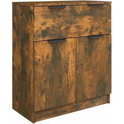Image of vidaXL Sideboard Smoked Oak 60x30x70 cm Engineered Wood