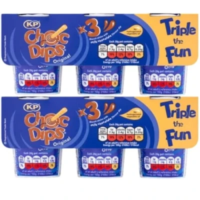Image of KP Choc Dips Original 24g, Pack of 2, Case 3 (6 x 24g)