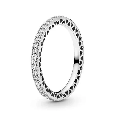 Image of Pandora Icons Silver bracelet with clear cubic zirconia, 21
