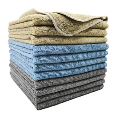 Image of POLYTE Microfibre Cleaning Cloth (35x35 cm, 12 Pack, Professional)