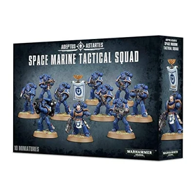 Image of Games Workshop 99120101216&quot; Warhammer 40K Space Marine Tactical Squad Game for 5 years to 99