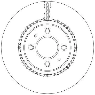 Image of TRW Brake Disc (Pair) DF6904
