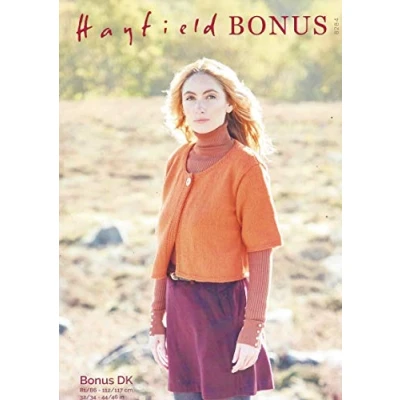 Image of Hayfield Bonus DK: Cardigan Knitting Pattern 8284