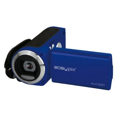 Image of Easypix DVC 5227 720p Flash Camcorder Blue (5MP, 4x Digital Zoom)