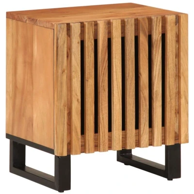 Image of vidaXL Bedside Cabinet 40x34x46 cm Solid Wood Acacia