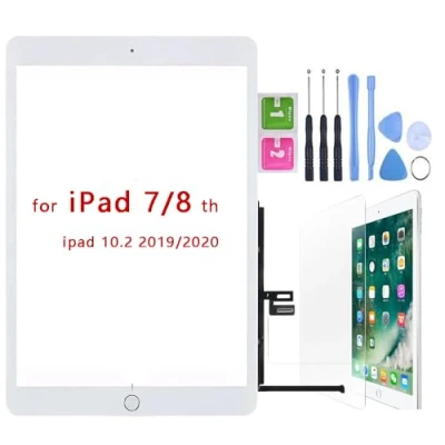 Image of Hedywei Replacement Touch Screen for iPad 7 Gen A2197 A2198 A2200 (2019 10.2 inch) Digitizer with Tool Kit