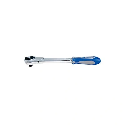 Image of KING TONY 4752 12G Alloy Steel/Steel 72 Teeth Reversible Quick Release Ratchet, 1/2 inch Drive, 300 mm Length