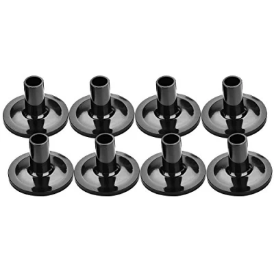 Image of 8Pcs Plastic Cymbal Sleeves, Black Drum Long Sleeves Musical Instruments Accessory