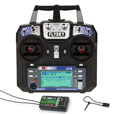 Image of GoolRC GC6 2.4G 6CH AFHDS2A Transmitter Mode 2 and GC 6 Receiver for RC Helicopter Multicopter Fixed wing
