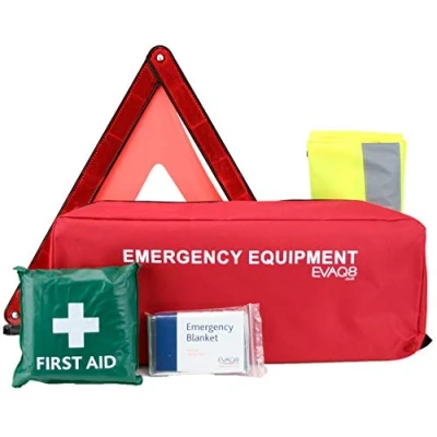 Image of EVAQ8 Essential Car Safety kit with Warning Triangle