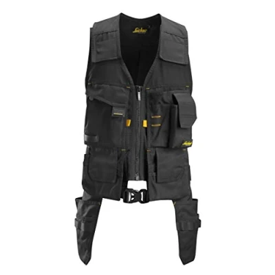 Image of Custom Leathercraft Snickers Workwear Allround Work Tool Vest, XL (Model: U4250XL), Black