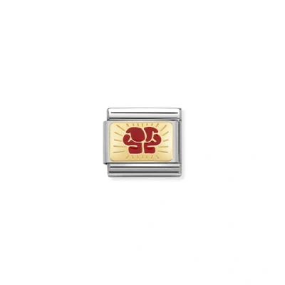 Image of Nomination Classic Gold Boxer Sports &amp; Hobbies Charms