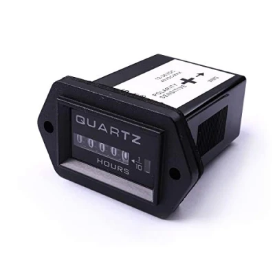 Image of ATOPLEE 12v to 36v Truck Tractor Diesel Outboard Engine Hour Meter Rectangular