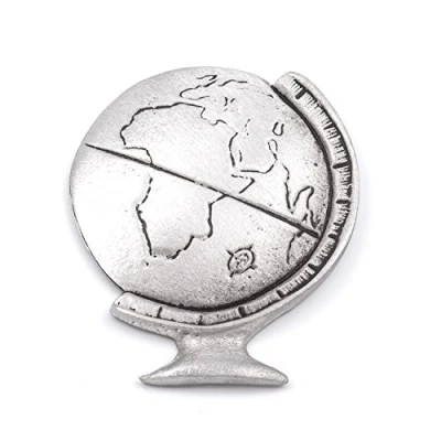 Image of Metal Planet Ltd Globe travel token (Keep safe message)