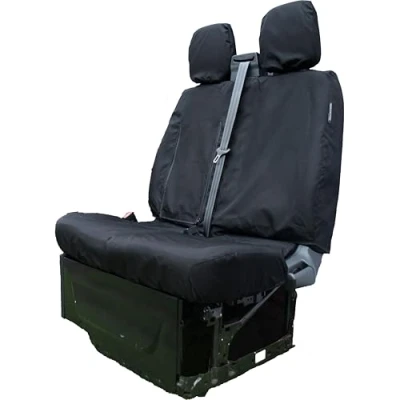 Image of to Fit: Ford Transit Custom Seat Covers 2013 2023 Waterproof Durable Easy Fit For the Cover Accessories (Double Passenger)
