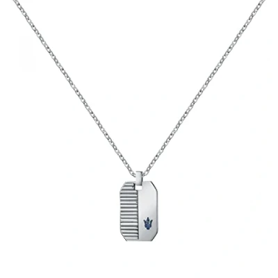Image of Maserati Jewels Men&#039;s Necklace made of steel,IP blue JM222AVD02