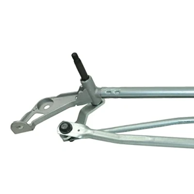 Image of D2P Windscreen Wiper Motor Linkage Mechanism Replacement Front Compatible With 2007 2012 Renault Clio Mk3 Replaces 8200383752
