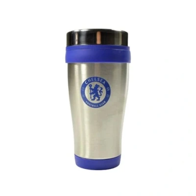 Image of Team Direct Executive Handleless Metallic Travel Mug (Chelsea FC)