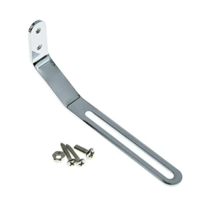 Image of KAISH Guitar Pickguard Scratchplate Bracket with Screws for Archtop Jazz Hollow Body Chrome