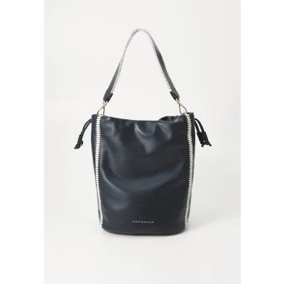Image of Tommy Hilfiger SOFT Summer Bucket Handbag, Women&#039;s, Size: One Size, Space blue