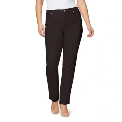 Image of Gloria Vanderbilt Women&#039;s Amanda Classic Hr Tapered Jean, Coffee Roast, 18 Plus