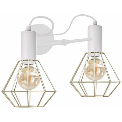 Image of Lars Wall Lamp White, 25cm, 2x E27