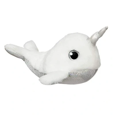 Image of Aurora, 61054, Sparkle Tales, Pearl Narwhal, 7In, Soft Toy, White