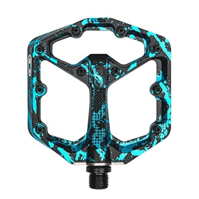 Image of Crankbrothers Stamp 7 Mountain Bike Pedals, Size Small, Black/Blue