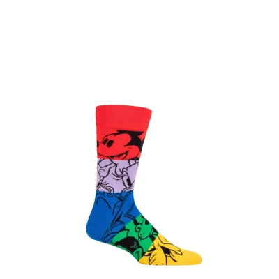 Image of Happy Socks 1 Pair Disney Colourful Friends Multi 4 7 Unisex