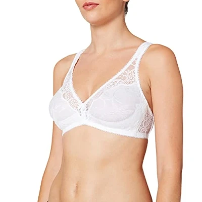 Image of Susa Women&#039;s Bra White Weiß (003) 40AA (Brand size : 90A)