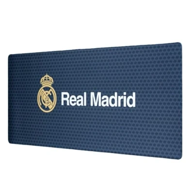 Image of Grupo Erik Real Madrid XXL Mouse Mat Desk Pad 31.5&quot; x 13.78&quot; Non Slip Rubber Base Pad, Gaming Keyboard Football Gift Gifts