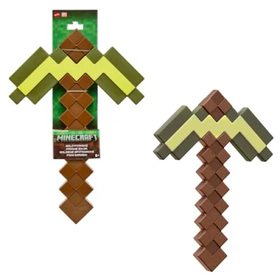 Image of Minecraft Role Play Battle Toy Accessory Collection with Pixelated Design (Styles May Vary), JCV18