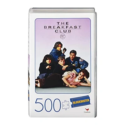 Image of Spin Master Games 500 Piece Puzzle in Plastic Retro Blockbuster VHS Video Case, The Breakfast Club